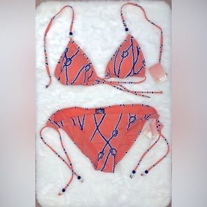 Black Poppy 2 Piece Bikini